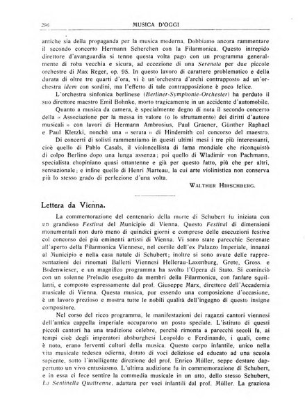 Musica d'oggi rassegna internazionale bibliografica e di critica