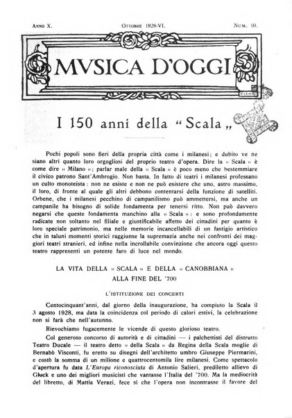 Musica d'oggi rassegna internazionale bibliografica e di critica