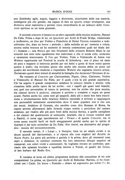 Musica d'oggi rassegna internazionale bibliografica e di critica