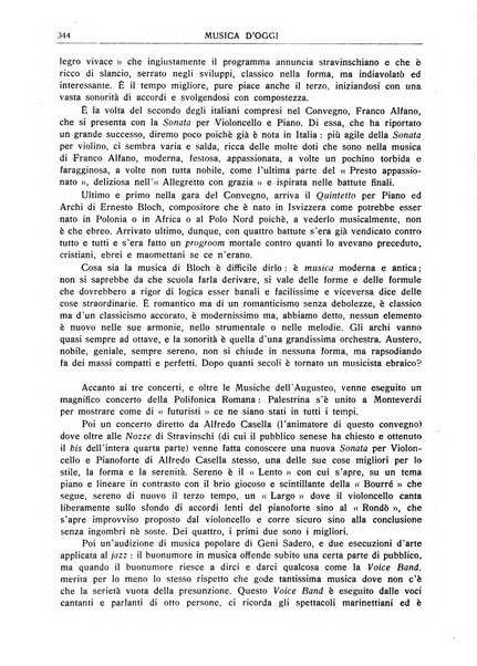 Musica d'oggi rassegna internazionale bibliografica e di critica