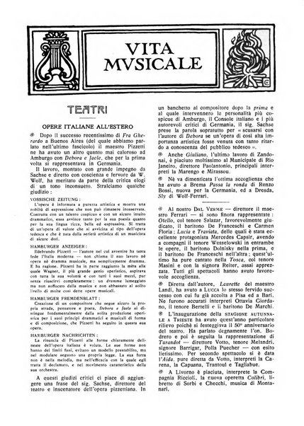 Musica d'oggi rassegna internazionale bibliografica e di critica