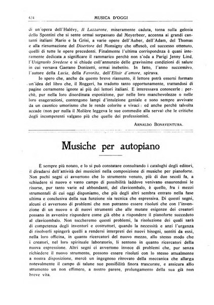 Musica d'oggi rassegna internazionale bibliografica e di critica