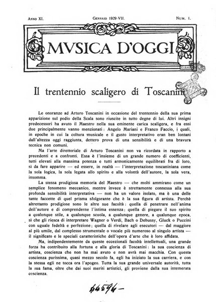 Musica d'oggi rassegna internazionale bibliografica e di critica