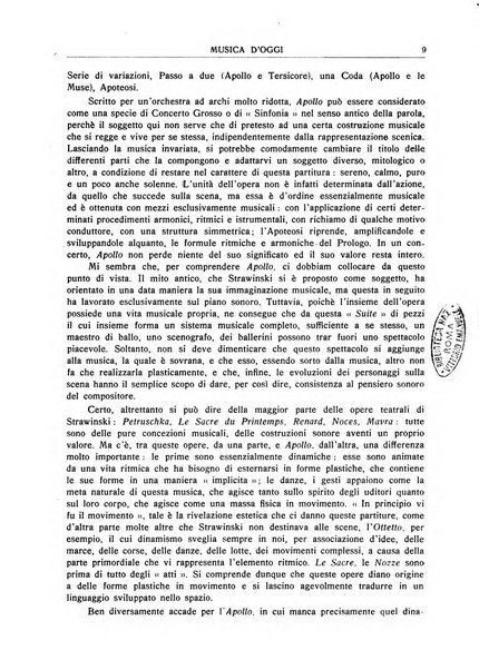 Musica d'oggi rassegna internazionale bibliografica e di critica