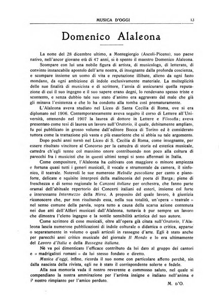 Musica d'oggi rassegna internazionale bibliografica e di critica