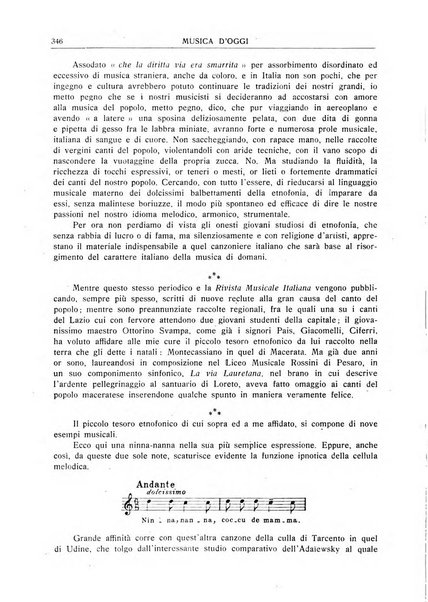 Musica d'oggi rassegna internazionale bibliografica e di critica