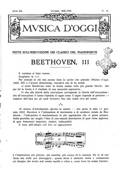 Musica d'oggi rassegna internazionale bibliografica e di critica