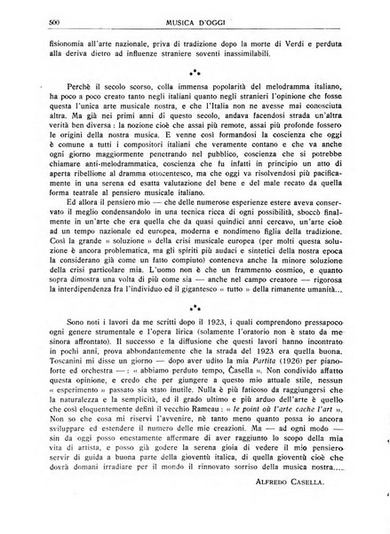 Musica d'oggi rassegna internazionale bibliografica e di critica