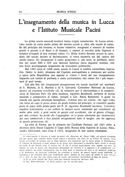 Musica d'oggi rassegna internazionale bibliografica e di critica