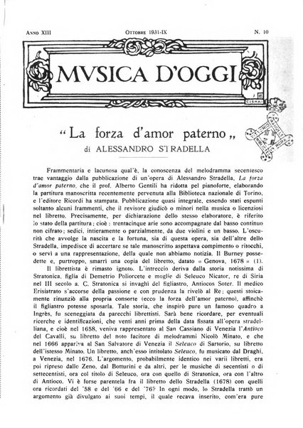 Musica d'oggi rassegna internazionale bibliografica e di critica