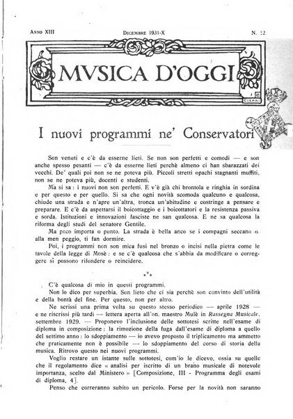 Musica d'oggi rassegna internazionale bibliografica e di critica