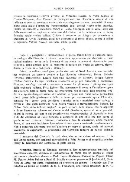 Musica d'oggi rassegna internazionale bibliografica e di critica