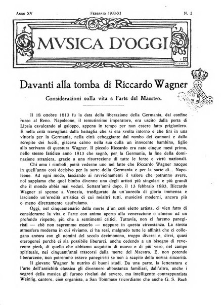 Musica d'oggi rassegna internazionale bibliografica e di critica