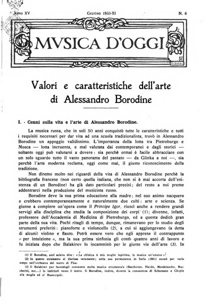 Musica d'oggi rassegna internazionale bibliografica e di critica