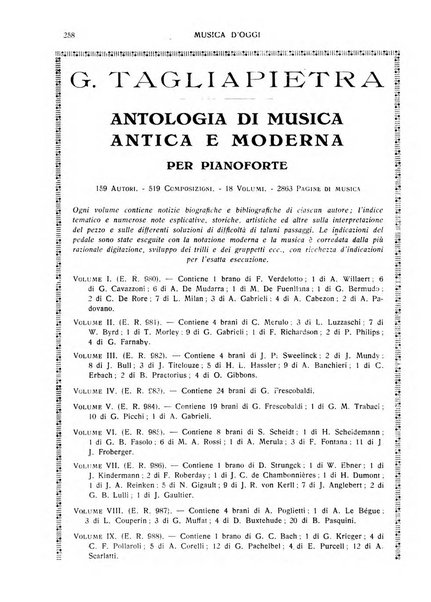 Musica d'oggi rassegna internazionale bibliografica e di critica