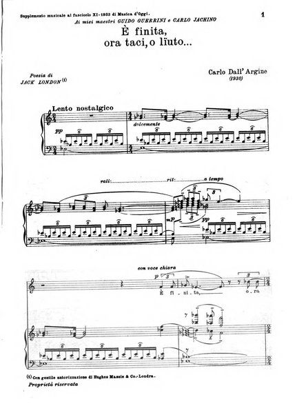 Musica d'oggi rassegna internazionale bibliografica e di critica