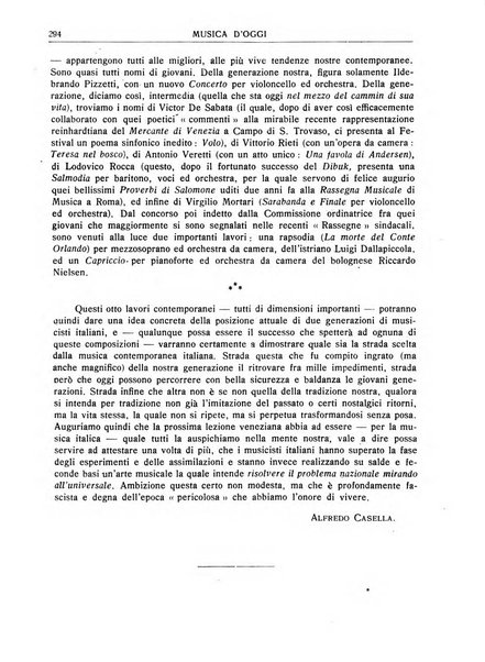 Musica d'oggi rassegna internazionale bibliografica e di critica