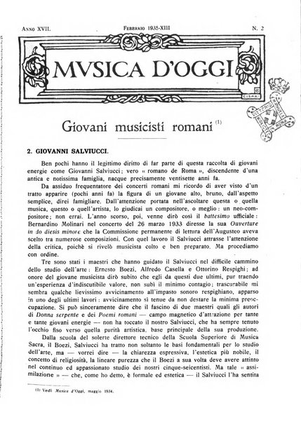 Musica d'oggi rassegna internazionale bibliografica e di critica