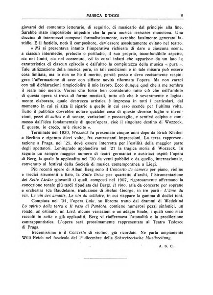 Musica d'oggi rassegna internazionale bibliografica e di critica