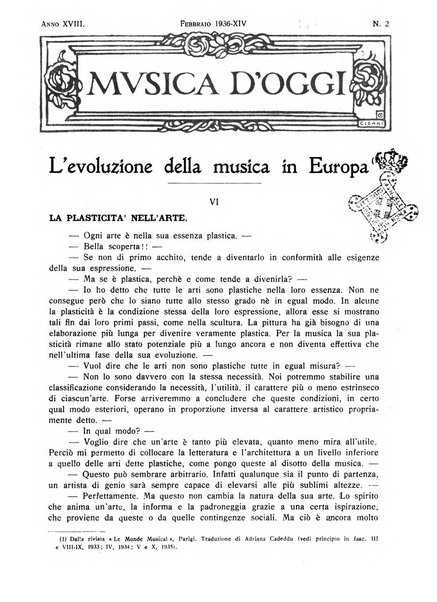 Musica d'oggi rassegna internazionale bibliografica e di critica