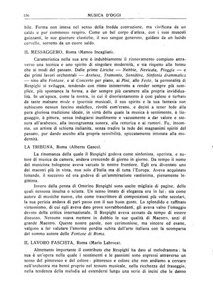 Musica d'oggi rassegna internazionale bibliografica e di critica