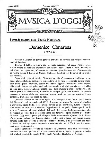 Musica d'oggi rassegna internazionale bibliografica e di critica