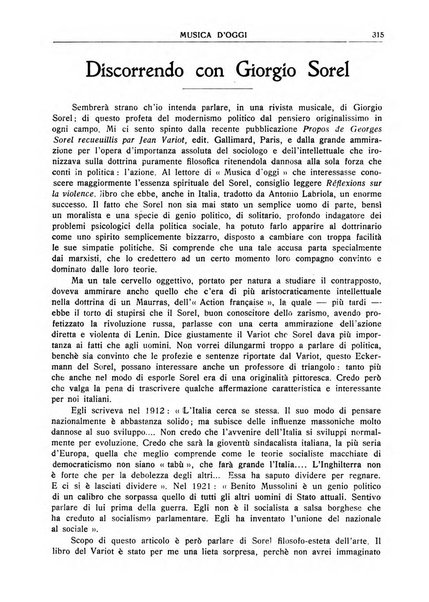 Musica d'oggi rassegna internazionale bibliografica e di critica