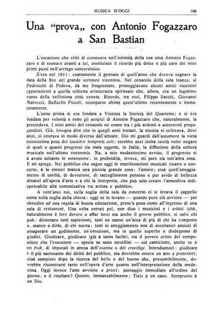 Musica d'oggi rassegna internazionale bibliografica e di critica