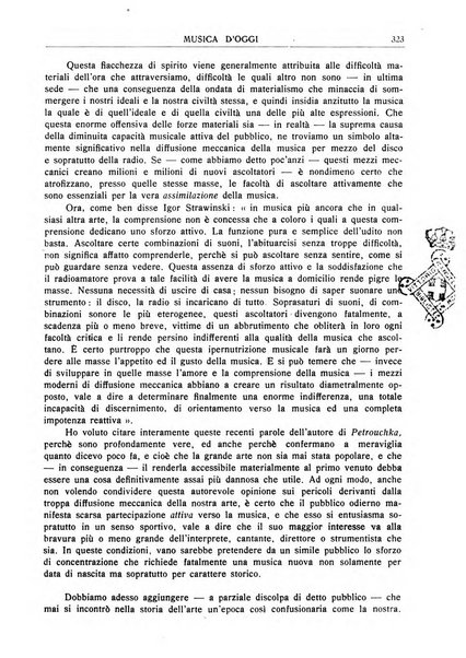 Musica d'oggi rassegna internazionale bibliografica e di critica