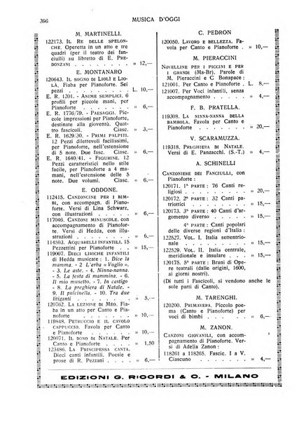 Musica d'oggi rassegna internazionale bibliografica e di critica