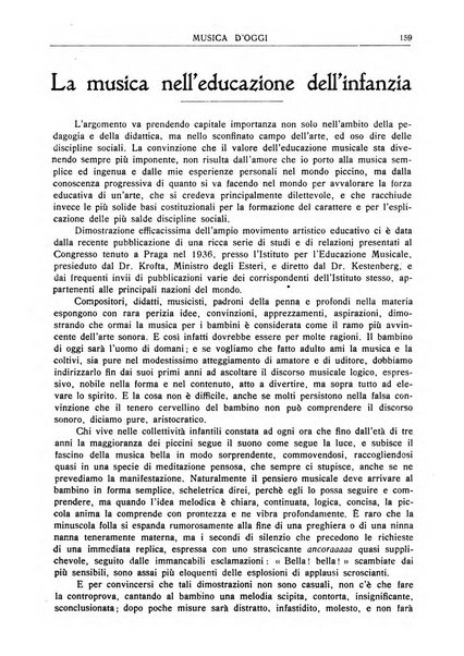 Musica d'oggi rassegna internazionale bibliografica e di critica