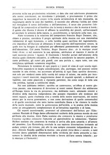 Musica d'oggi rassegna internazionale bibliografica e di critica