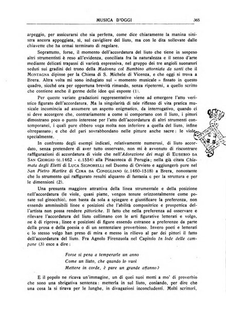 Musica d'oggi rassegna internazionale bibliografica e di critica