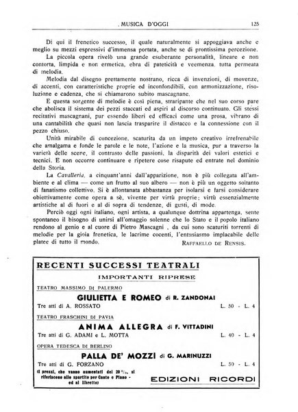 Musica d'oggi rassegna internazionale bibliografica e di critica