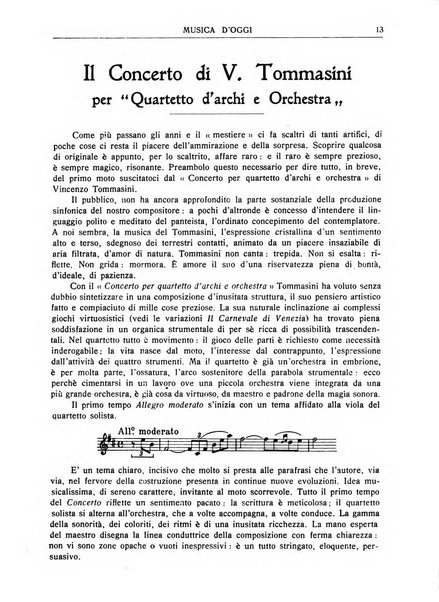 Musica d'oggi rassegna internazionale bibliografica e di critica