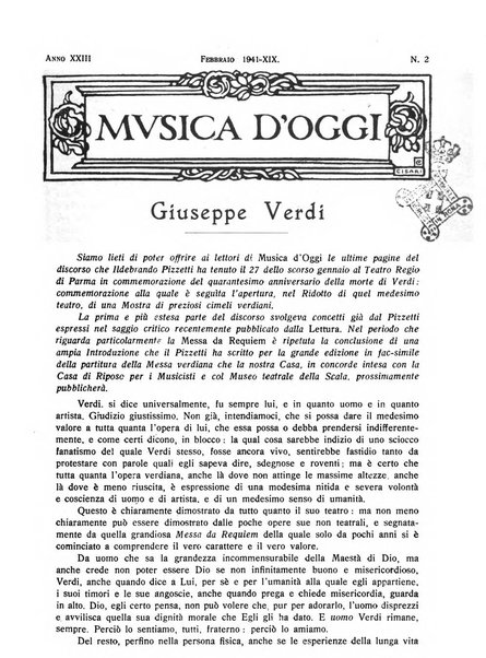 Musica d'oggi rassegna internazionale bibliografica e di critica