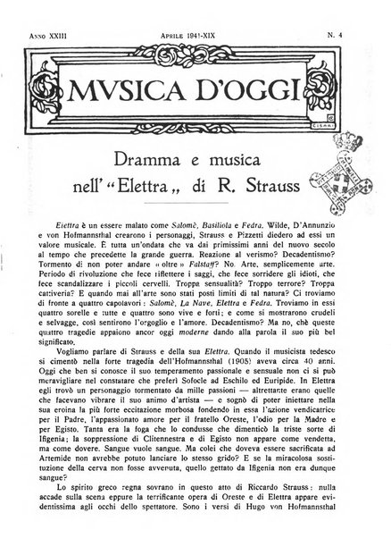 Musica d'oggi rassegna internazionale bibliografica e di critica