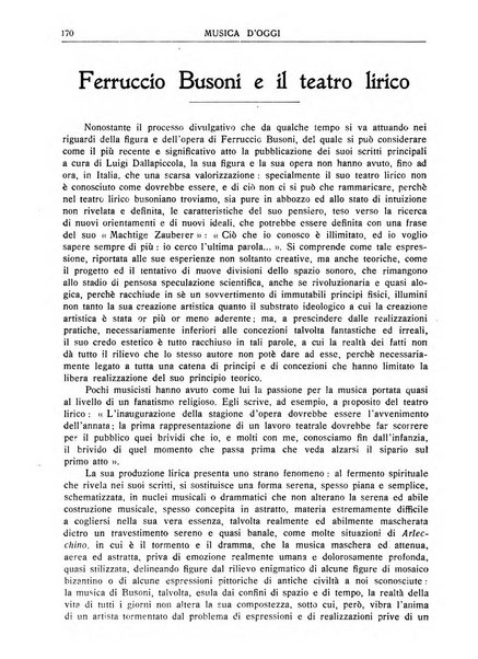 Musica d'oggi rassegna internazionale bibliografica e di critica