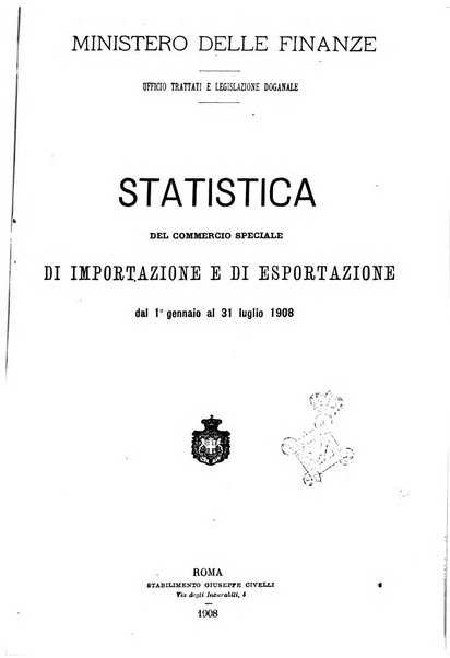 Statistica del commercio speciale di importazione e di esportazione