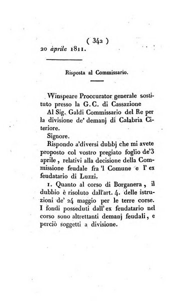 Supplimento del Bullettino della commissione feudale