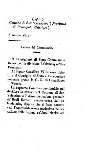 Supplimento del Bullettino della commissione feudale