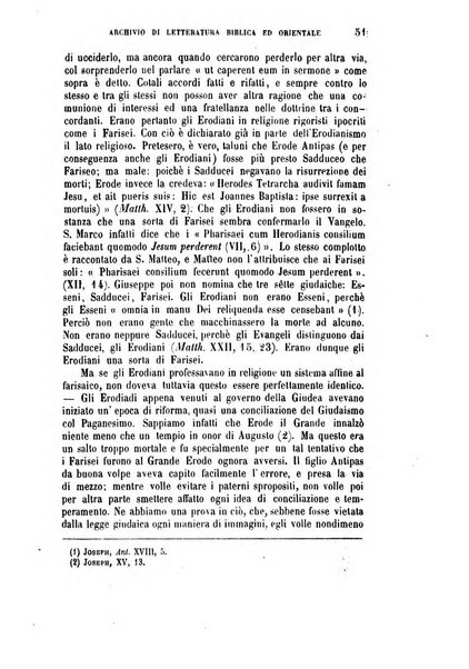 Archivio di letteratura biblica ed orientale contribuzioni mensili allo studio della Sacra Scrittura e dei principali tra i monumenti dell'antico oriente