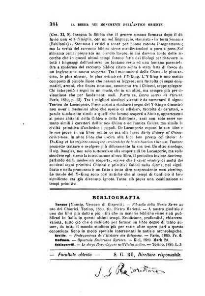 Archivio di letteratura biblica ed orientale contribuzioni mensili allo studio della Sacra Scrittura e dei principali tra i monumenti dell'antico oriente