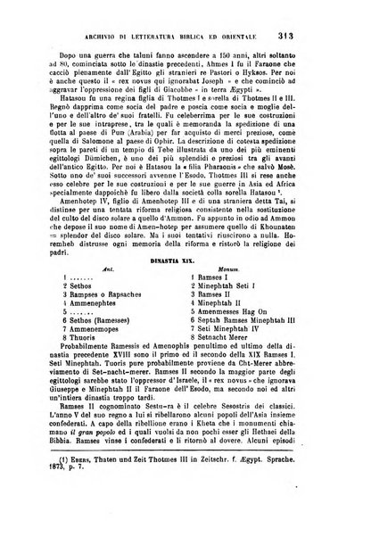 Archivio di letteratura biblica ed orientale contribuzioni mensili allo studio della Sacra Scrittura e dei principali tra i monumenti dell'antico oriente