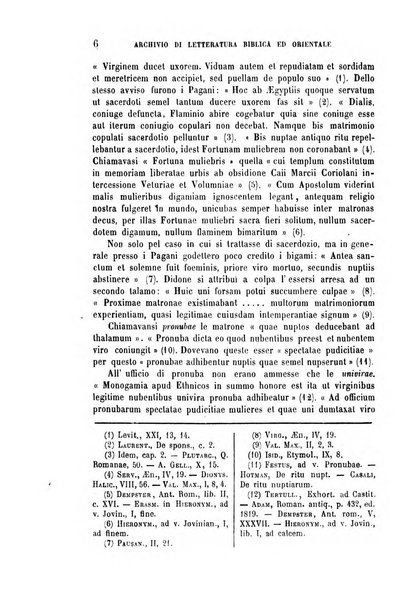 Archivio di letteratura biblica ed orientale contribuzioni mensili allo studio della Sacra Scrittura e dei principali tra i monumenti dell'antico oriente