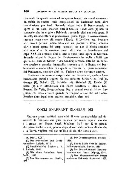 Archivio di letteratura biblica ed orientale contribuzioni mensili allo studio della Sacra Scrittura e dei principali tra i monumenti dell'antico oriente