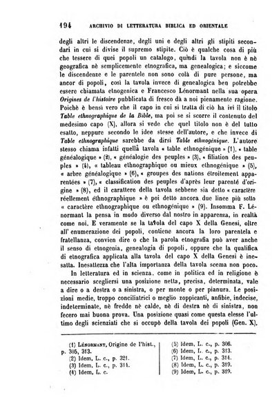 Archivio di letteratura biblica ed orientale contribuzioni mensili allo studio della Sacra Scrittura e dei principali tra i monumenti dell'antico oriente