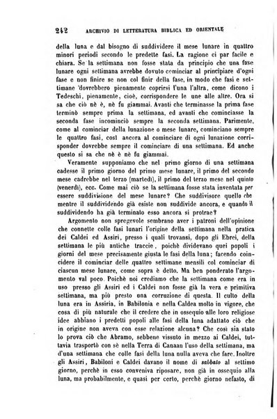 Archivio di letteratura biblica ed orientale contribuzioni mensili allo studio della Sacra Scrittura e dei principali tra i monumenti dell'antico oriente