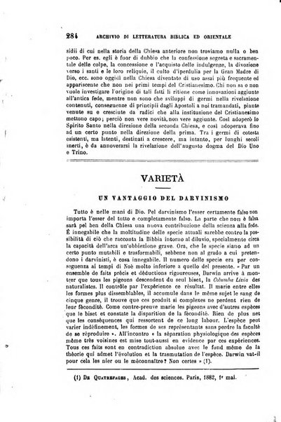 Archivio di letteratura biblica ed orientale contribuzioni mensili allo studio della Sacra Scrittura e dei principali tra i monumenti dell'antico oriente