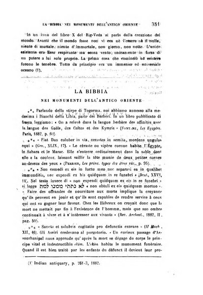 Archivio di letteratura biblica ed orientale contribuzioni mensili allo studio della Sacra Scrittura e dei principali tra i monumenti dell'antico oriente